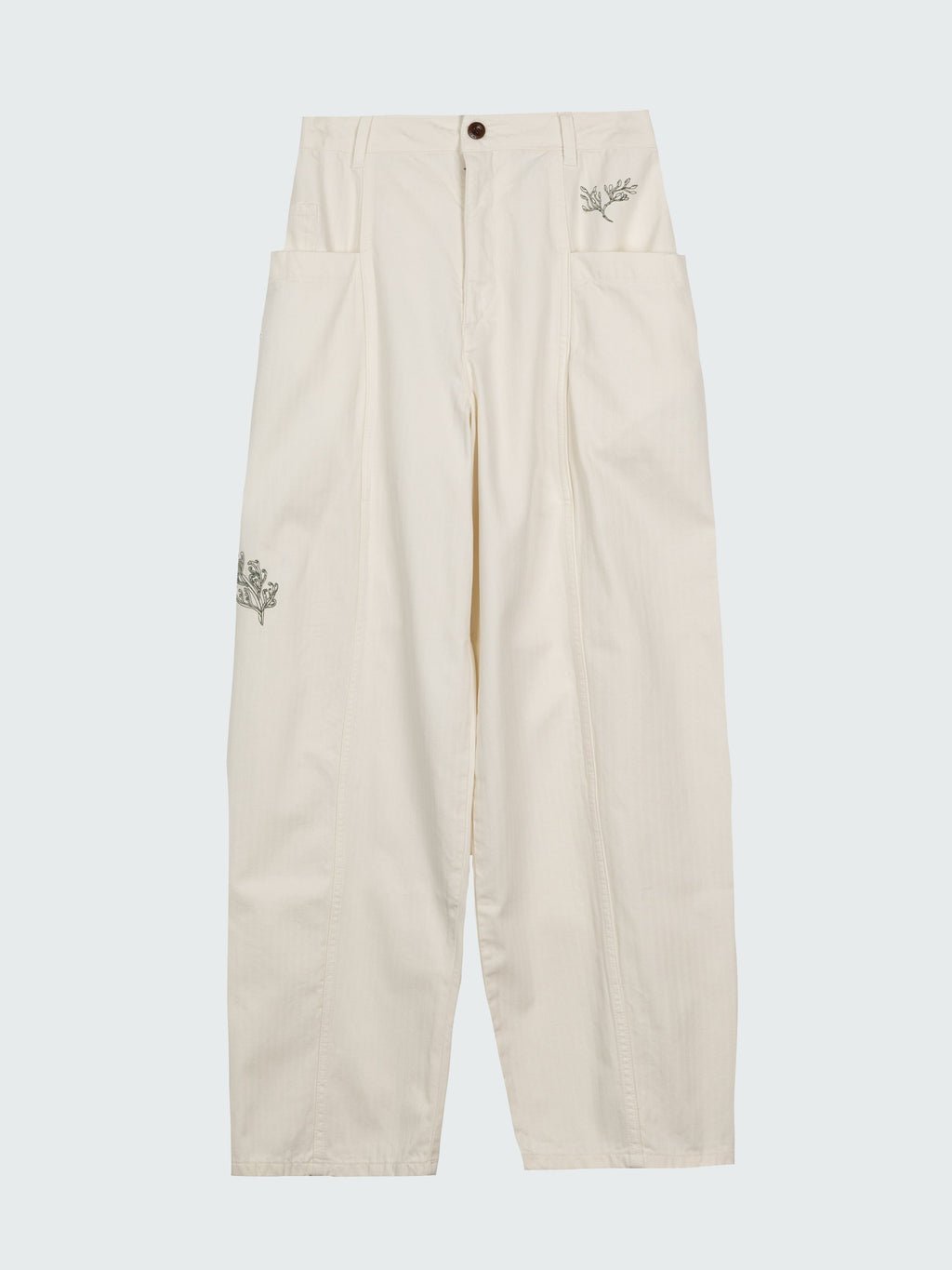 Women's Floral Marine Croft Workwear Barrel Trouser