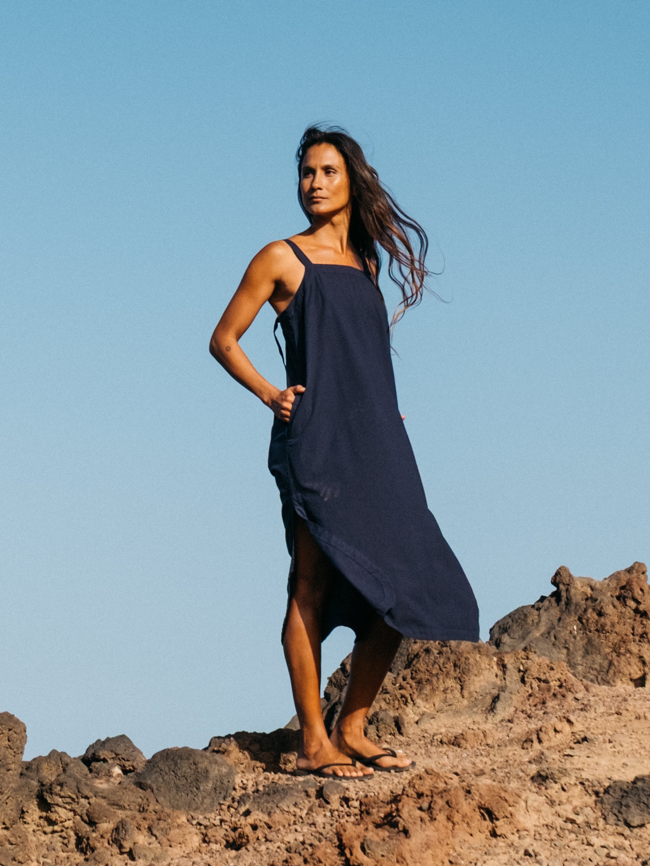 Women's Morva Cami Hemp Midi Dress
