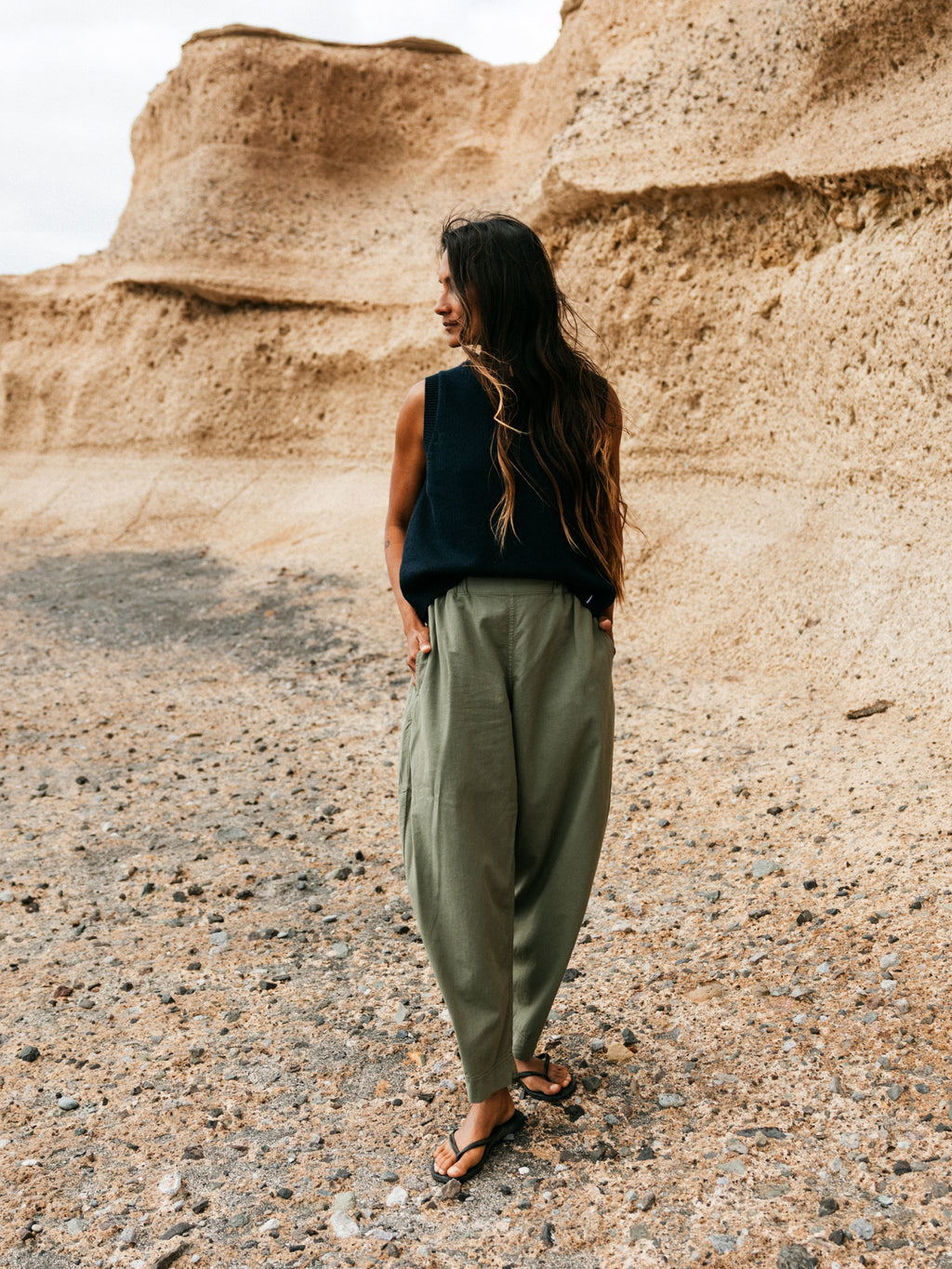 Women's Morva Hemp Barrel Trouser
