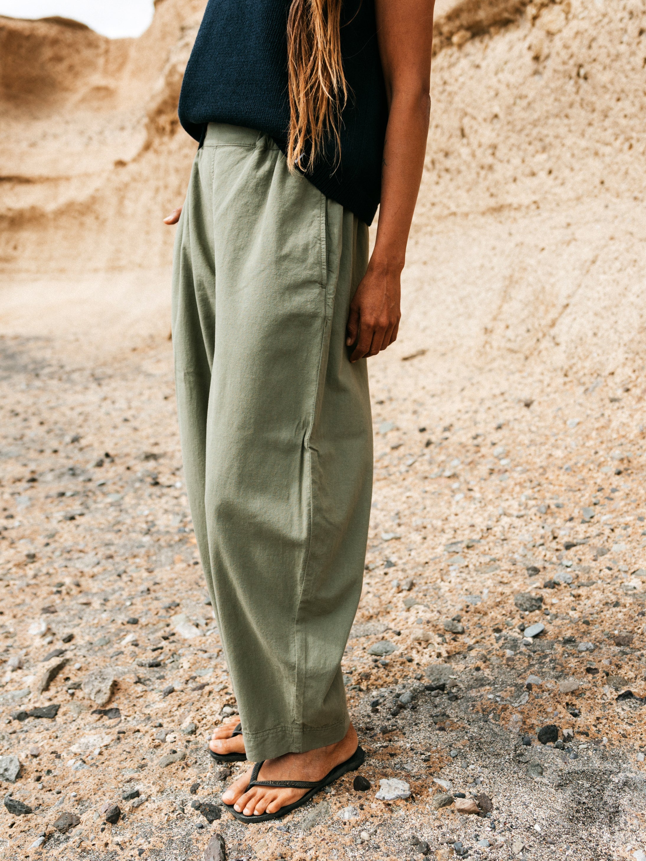 Women's Morva Hemp Barrel Trouser