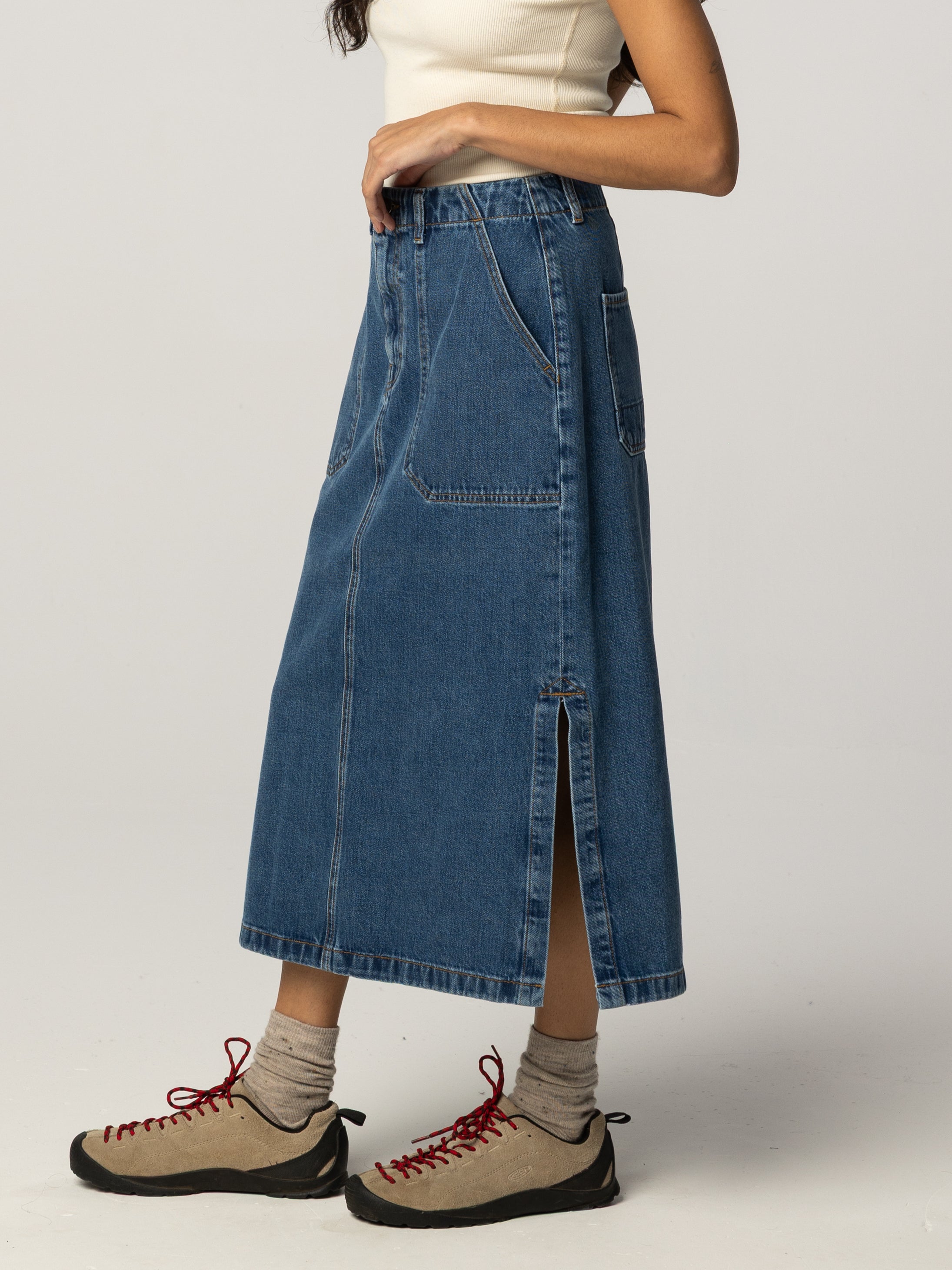 Women's Yarrel Denim A-Line Skirt
