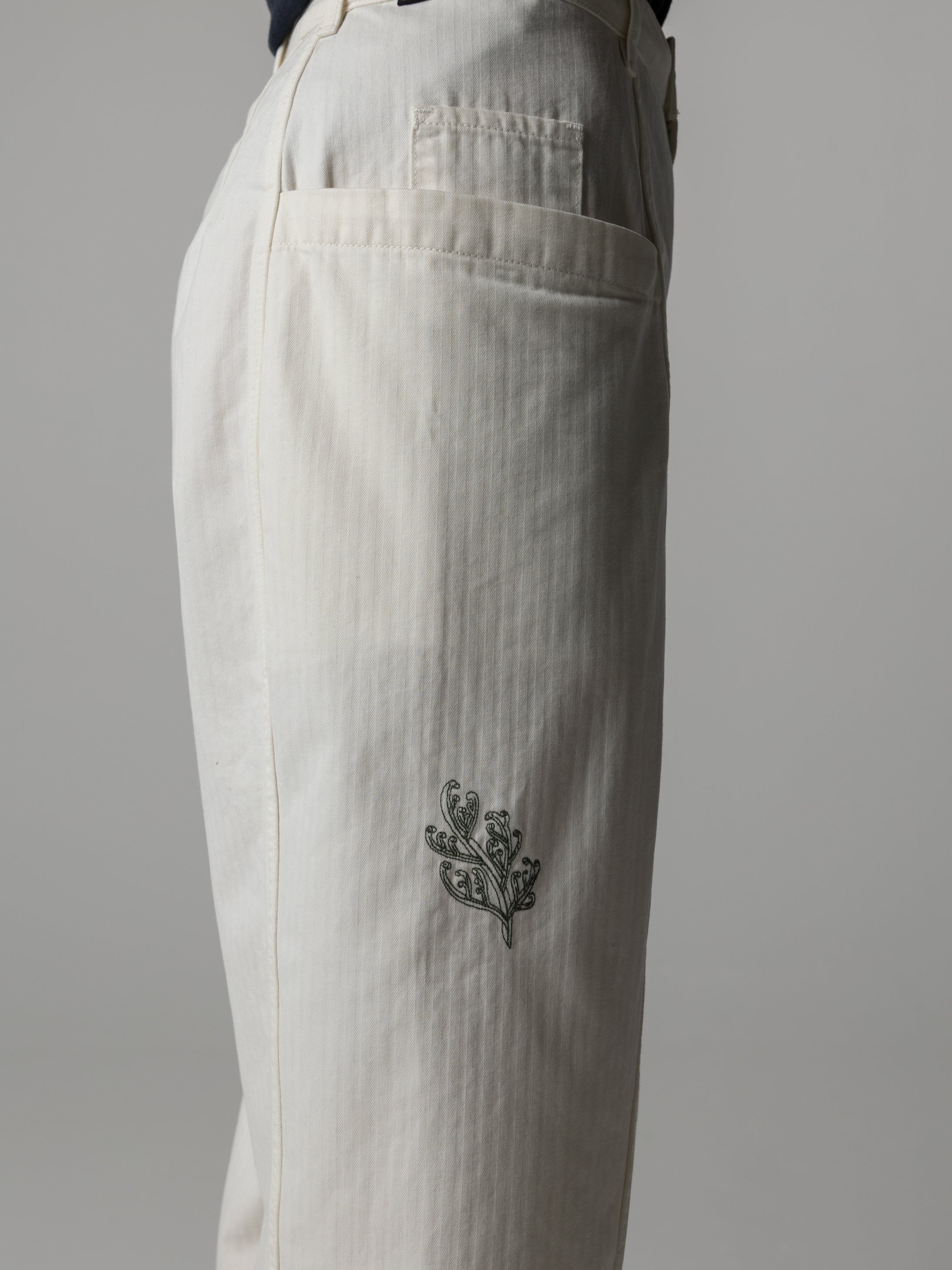 Women's Floral Marine Croft Workwear Barrel Trouser