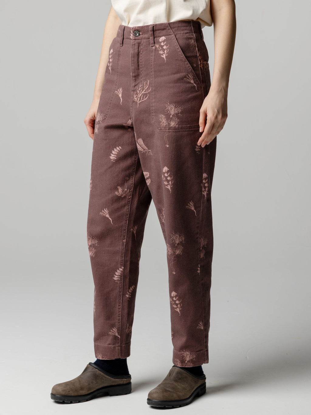 Women's Floral Marine Yarrel Printed Trouser