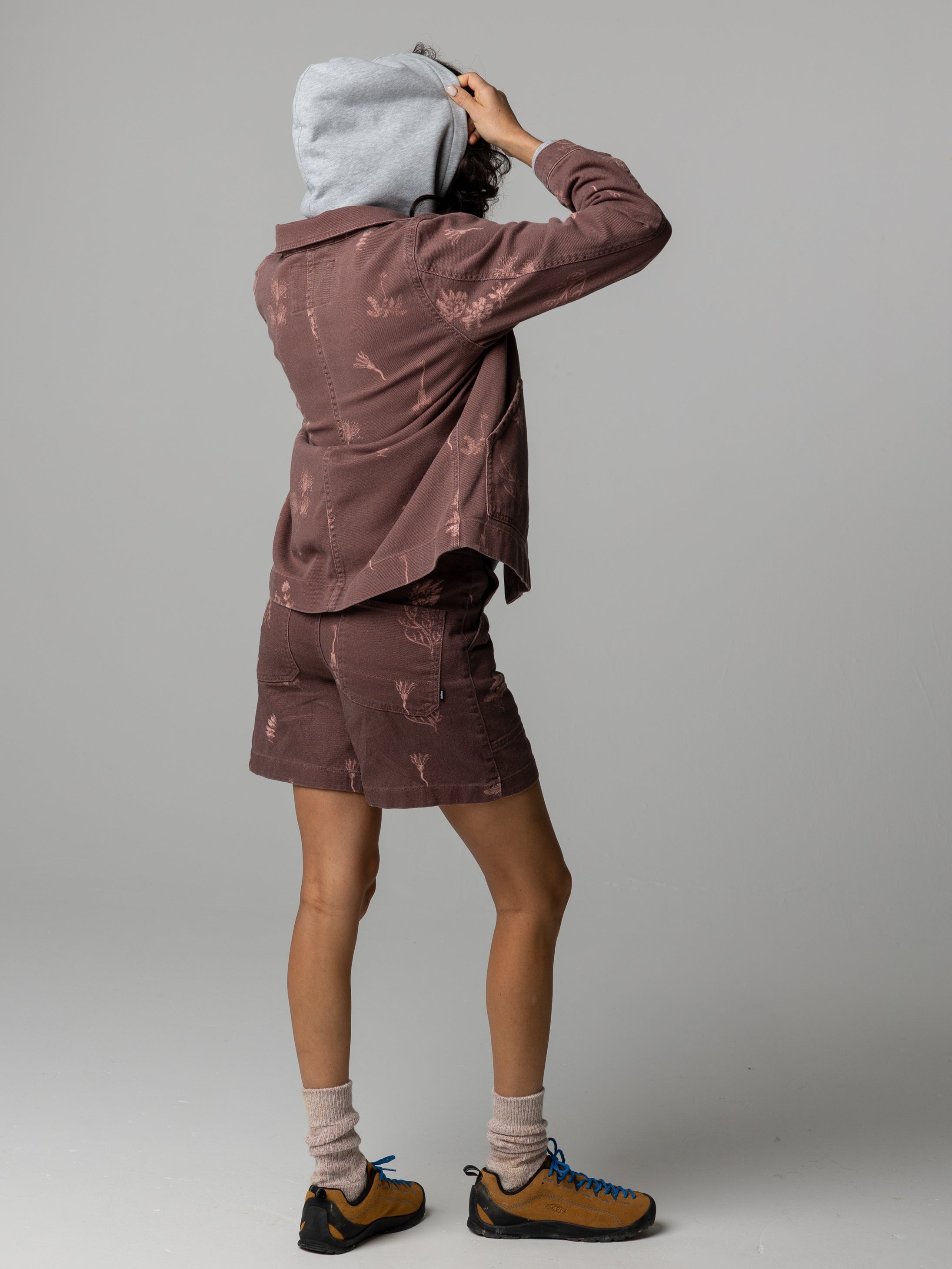 Women's Floral Marine Yarrel Printed Jacket