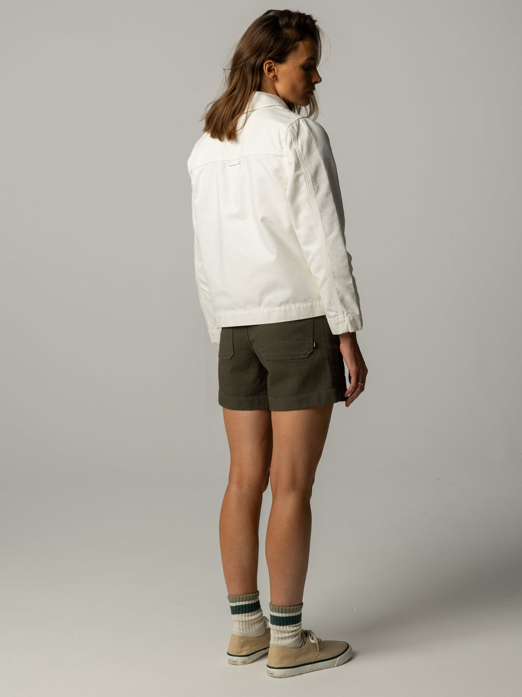 Women's Beau Canvas Zip Up Jacket