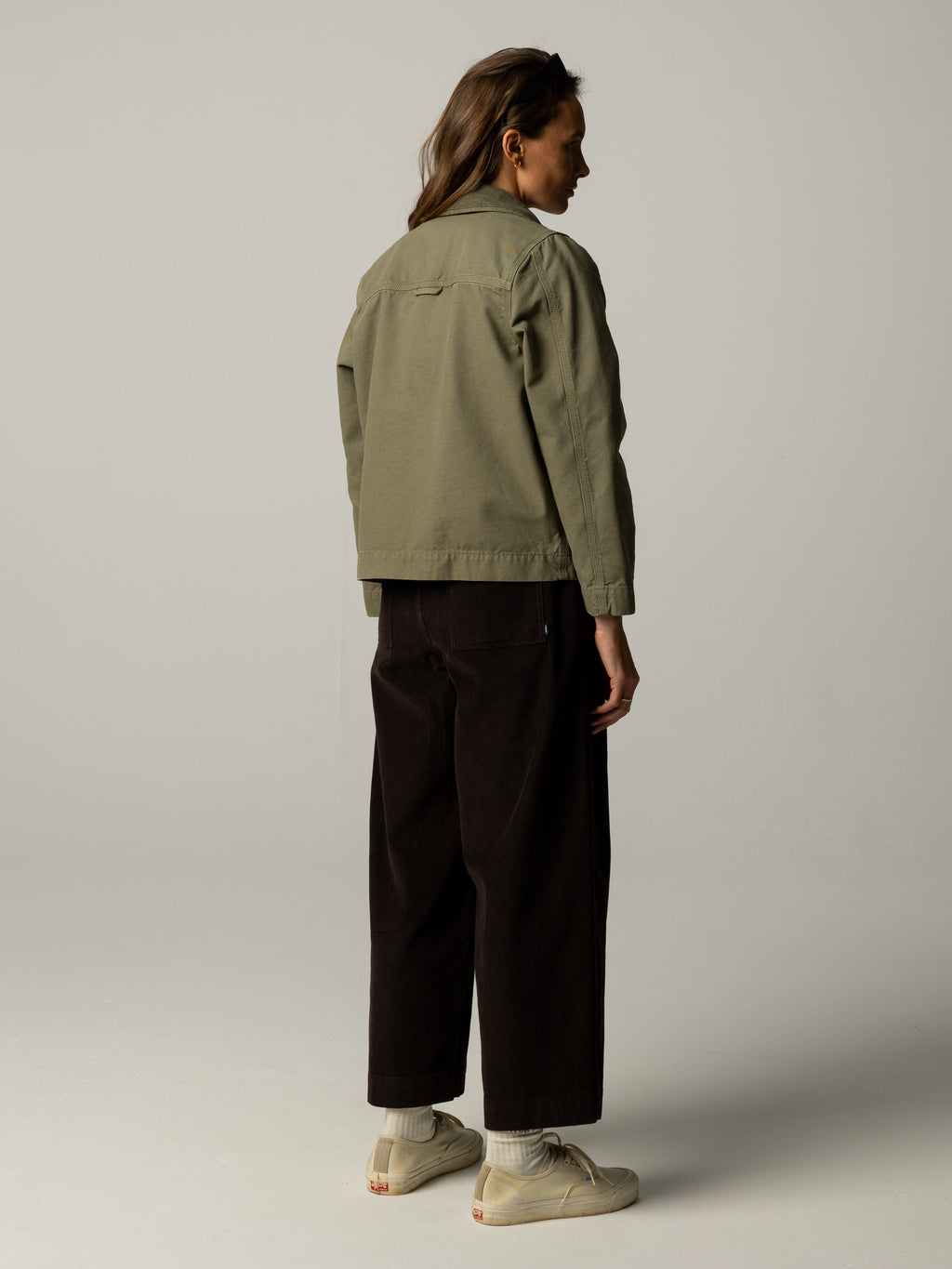 Women's Beau Canvas Zip Up Jacket