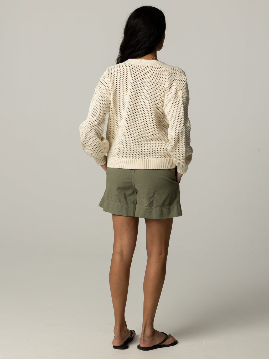 Women's Pol Open Stitch Cardigan