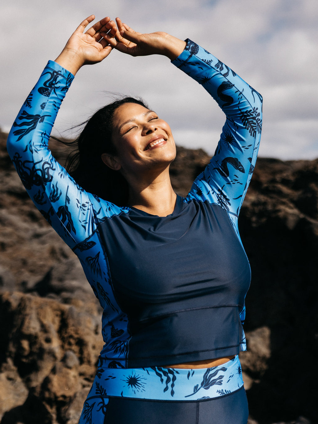 Women's Aurora Long Sleeve Rash Vest