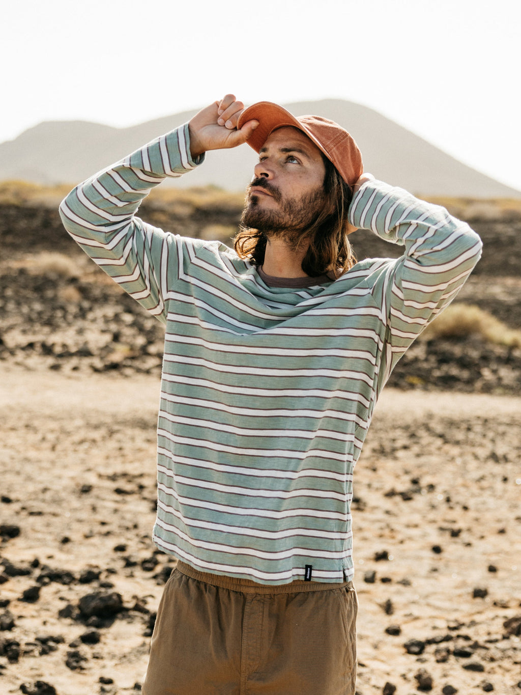 Men's Channel Stripe Long Sleeve T-Shirt