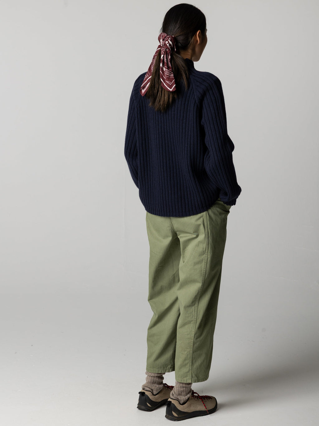 Women's Breakwater High Neck Ribbed Jumper