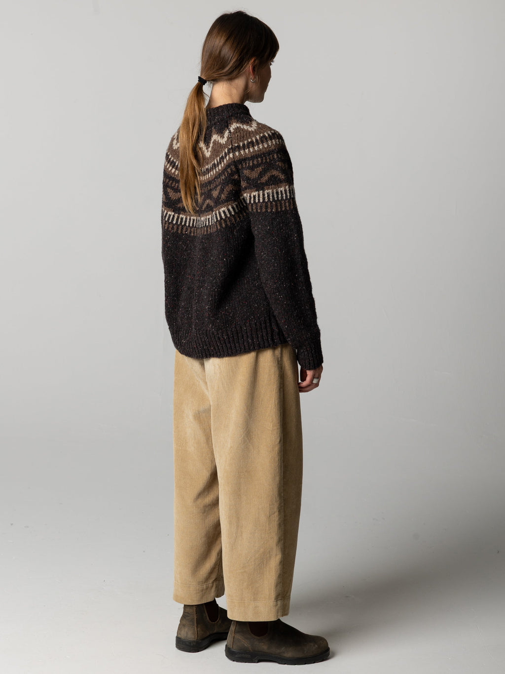 Women's Porth Fair Isle Yoke Jumper