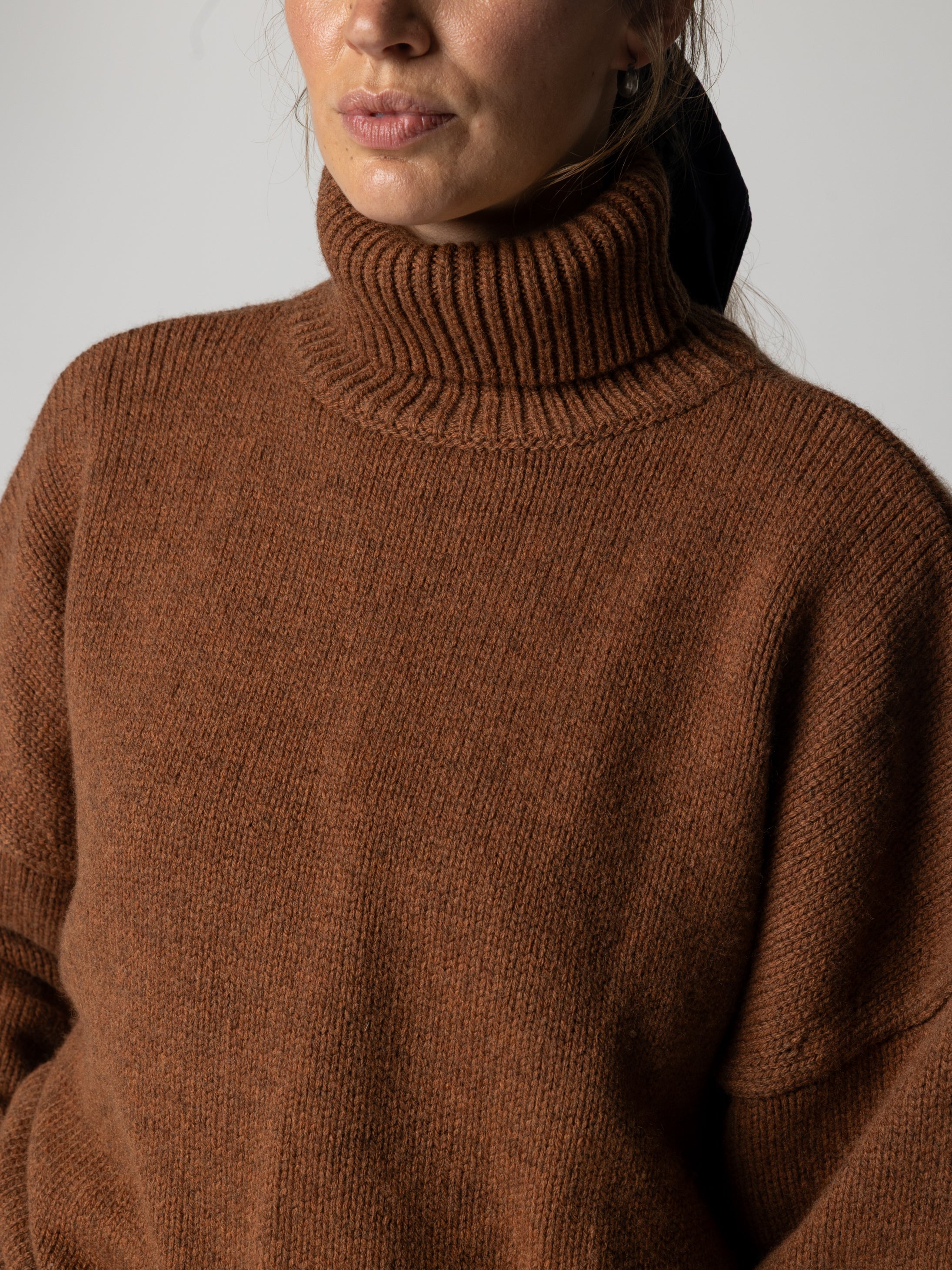 Women's Eyre Roll Neck Knit Jumper