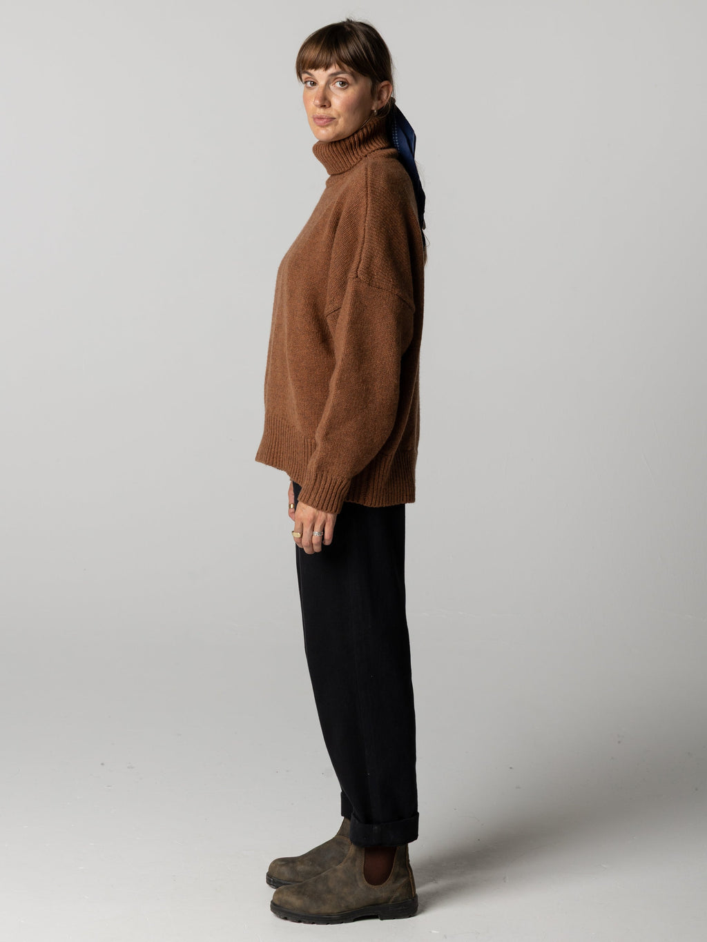 Women's Eyre Roll Neck Knit Jumper