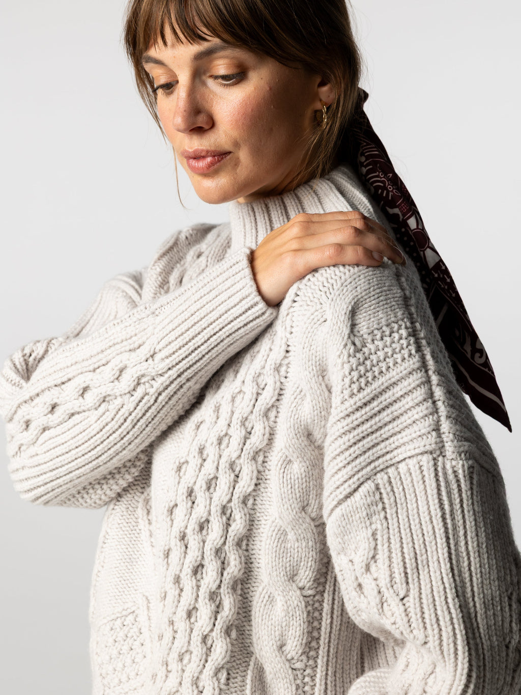 Women's Nova Aran Knit Jumper